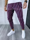 Pantaloni barbati casual regular fit violet B1556 21-4 / 18-4 E ~